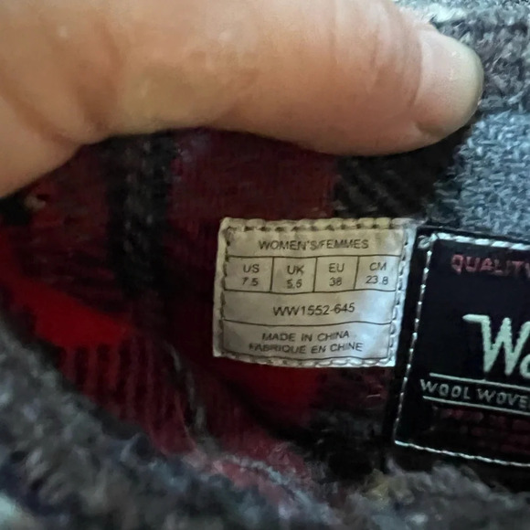 Woolrich Moto Southwestern Wool Leather Boots, size 7.5 - Picture 8 of 8